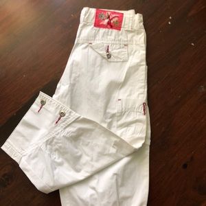 Catimini white kids capris